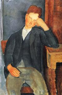Amedeo Modigliani The Young Apprentice china oil painting image